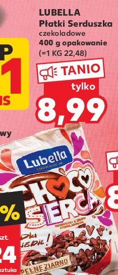 Kaufland Płatki choco serca lubella mlekołaki oferta