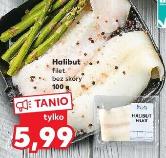 Kaufland Halibut filet bez skóry fish & seafood oferta