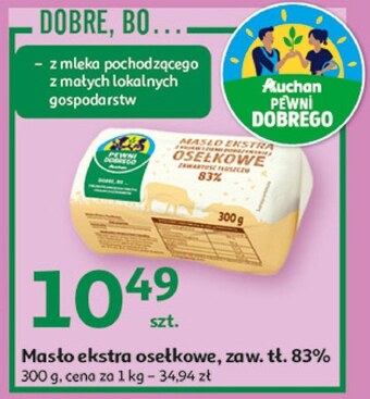 Auchan Masło oferta