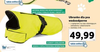 Lidl Ubranko dla psa oferta
