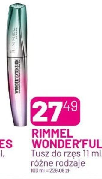 Tusz do rzęs rimmel