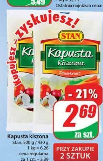 Dino Kapusta kiszona stan oferta