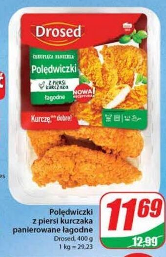 Dino Polędwiczki z piersi kurczaka łagodne drosed oferta