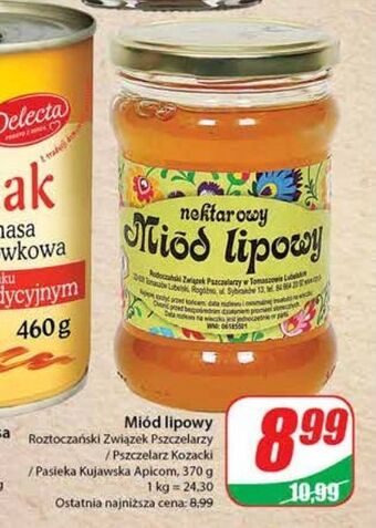 Dino Miód lipowy oferta