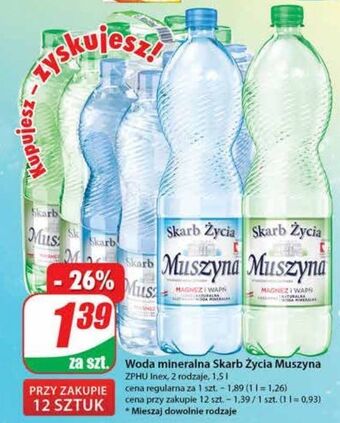 Dino Woda niegazowana muszyna skarb życia oferta