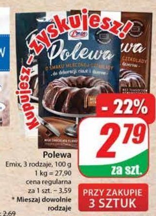 Dino Polewa do ciast i deserów biała emix oferta