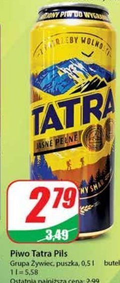 Dino Piwo tatra jasne pełne oferta