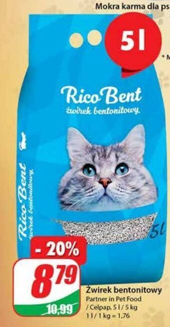 Dino Żwirek bentonitowy rico bent oferta
