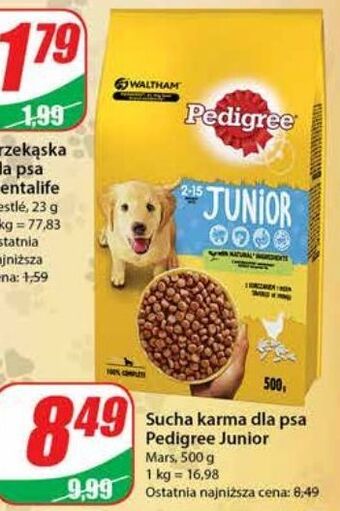 Dino Karma dla psów z kurczakiem pedigree junior oferta