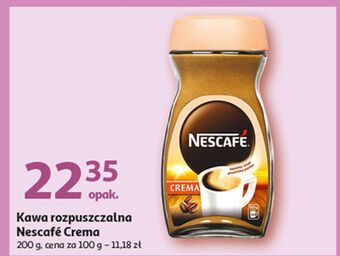 Auchan Kawa nescafe crema oferta