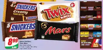 Dino Mars Baton Snickers, Twix, Mars 1opak. oferta