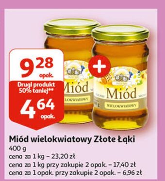 Auchan Miod wielokwiatowy złote łąki oferta