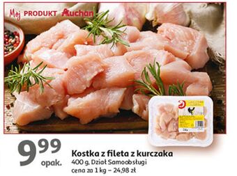 Auchan Filet z piersi kurczaka kostka auchan oferta