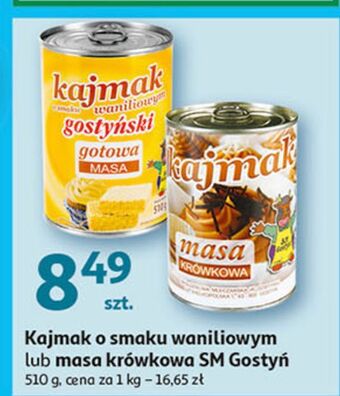 Auchan Masa kajmakowa waniliowa gostyń oferta