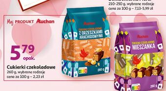 Auchan Cukierki czekoladowe mieszanka auchan różnorodne (logo czerwone) oferta
