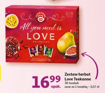 Auchan Herbata love collection teekanne love oferta