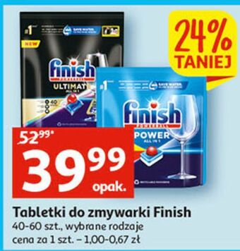 Auchan Tabletki do zmywarek regular finish quantum ultimate oferta