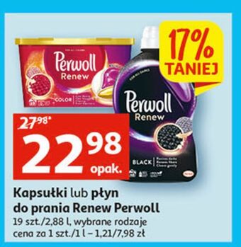 Auchan Kapsułki do prania kolorowego perwoll renew color oferta