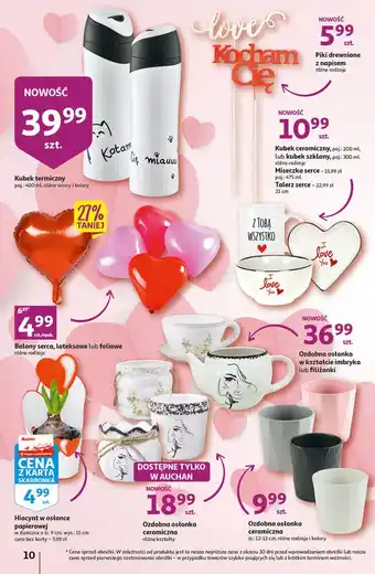 Auchan Piki drewniane napis "love" oferta