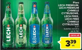 Carrefour Piwo lech premium chmiele cytrusowe oferta
