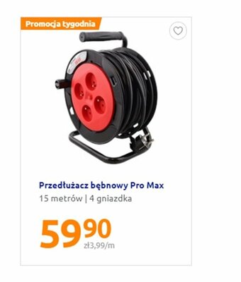 Action Przedłużacz bębnowy Pro Max oferta