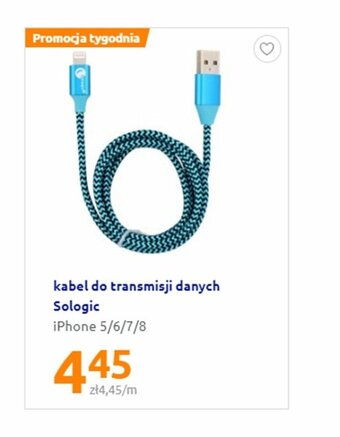 Action Kabel do transmisji danych Sologic oferta