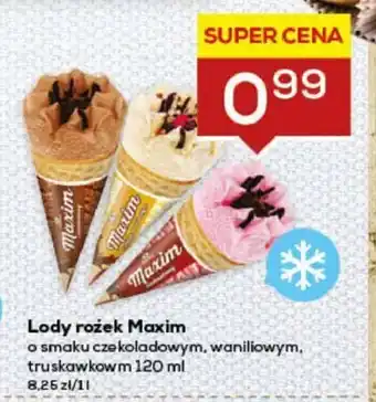 Lewiatan Lody rożek Maxim 120ml oferta