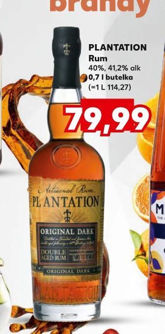 Kaufland Rum plantation original dark oferta