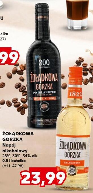 Kaufland Wódka żołądkowa gorzka po irlandzku oferta