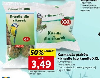 Lidl Knedle dla sikorek xxl erdtmann's oferta
