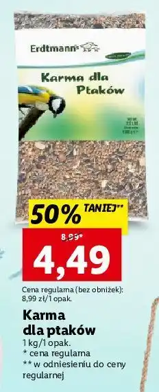 Lidl Karma dla ptaków erdtmann's oferta