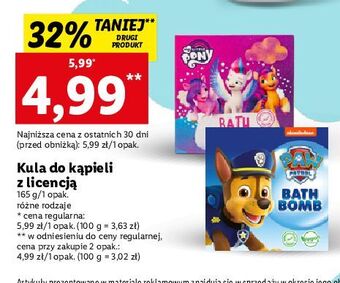 Lidl Kula do kąpieli psi patrol chase oferta