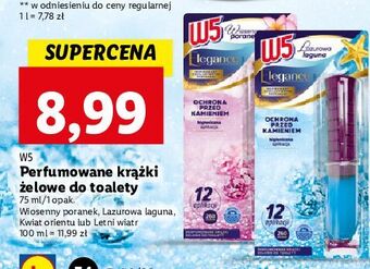 Lidl Krążek żelowy do wc lazurowa laguna w5 elegance oferta