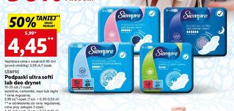 Lidl Podpaski ultra sensitive soft siempre oferta