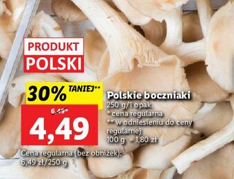 Lidl Boczniaki oferta