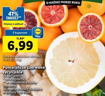 Lidl Pomarańcze sycylijskie oferta