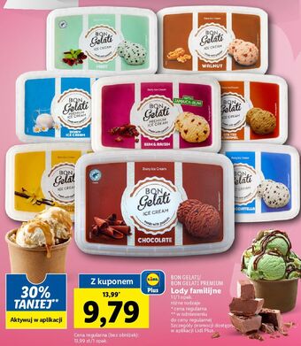Lidl Lody słony karmel bon gelati oferta