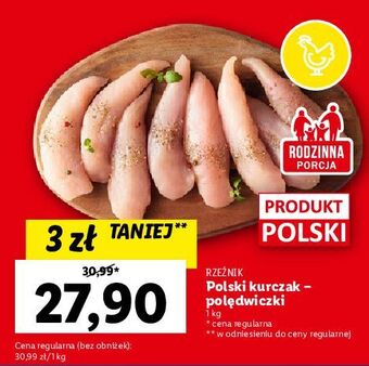 Lidl Polędwiczki z kurczaka rzeźnik codzienna dostawa oferta