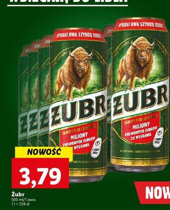Lidl Piwo żubr 1768 oferta