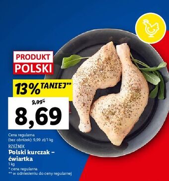 Lidl Ćwiartka z kurczaka rzeźnik codzienna dostawa oferta