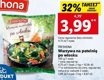 Lidl Warzywa na patelnię po włosku freshona oferta