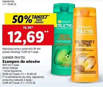 Lidl Przeciwłupieżowy szampon wzmacniający przeciw wypadaniu, do włosów osłabionych garnier fructis grow strong oferta