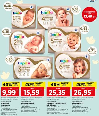 Lidl Pieluchy 4 maxi lupilu premium oferta