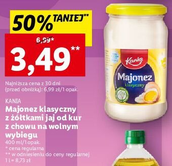 Lidl Majonez klasyczny kania oferta