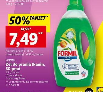 Lidl Płyn do prania white formil oferta