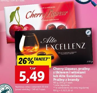 Praliny cherry liqueur