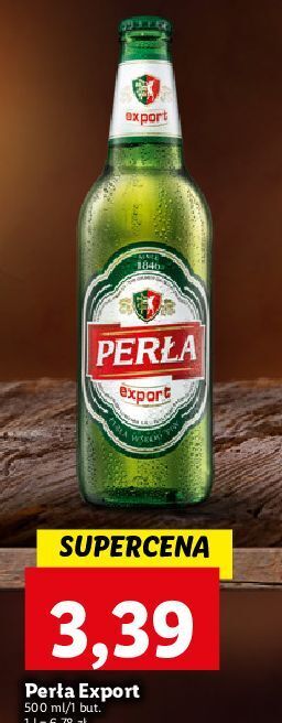 Lidl Piwo perła export oferta
