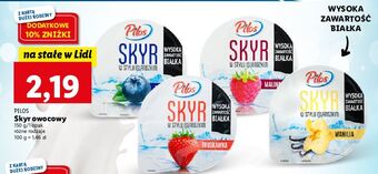 Lidl Jogurt malina pilos skyr oferta