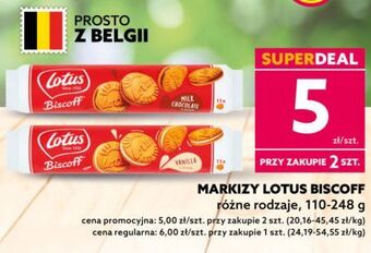 Dealz Herbatniki z czekoladą lotus oferta
