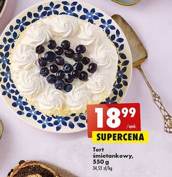 Biedronka Tort śmietankowy oferta